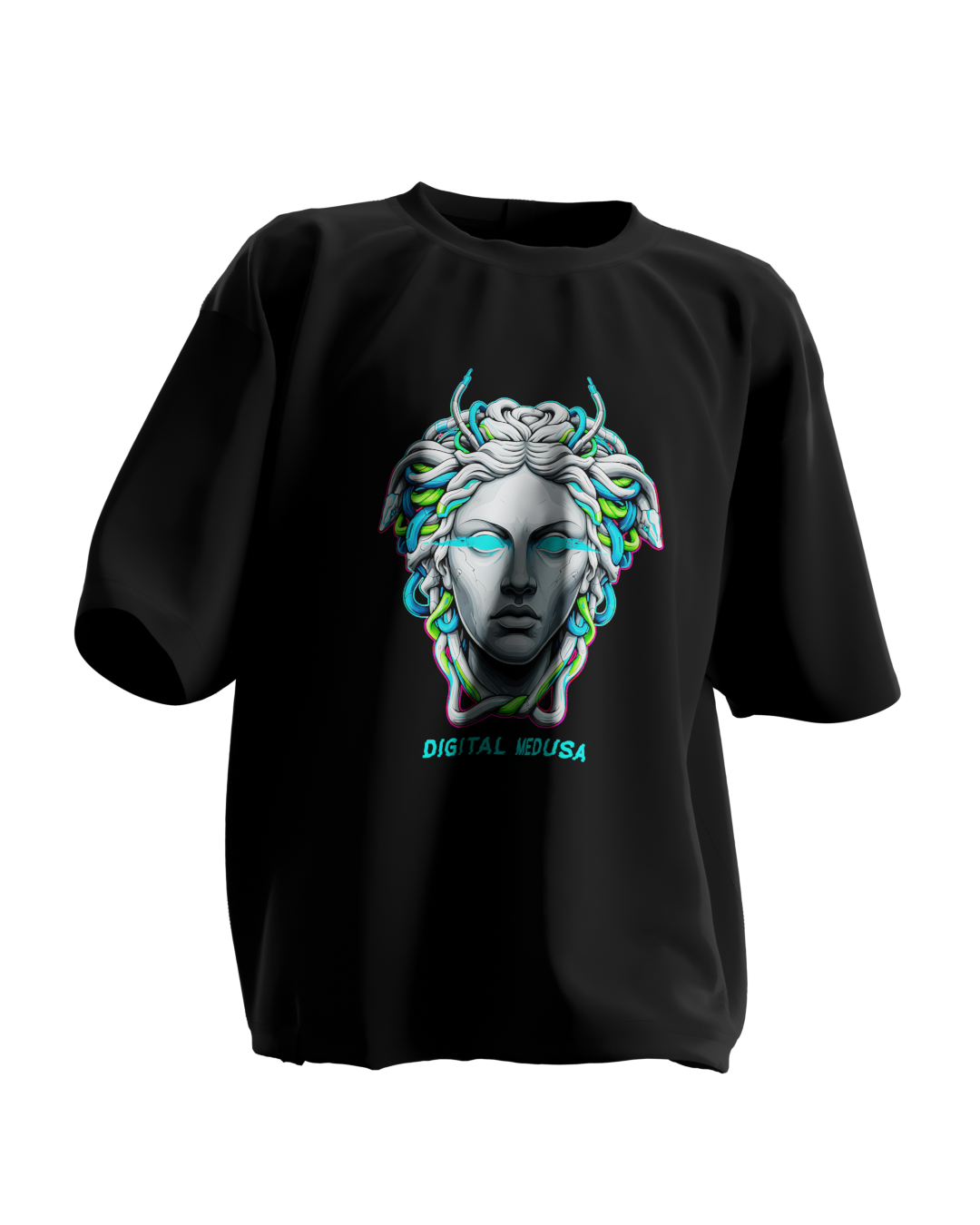 T-Shirt Oversized Essentials Digital Medusa