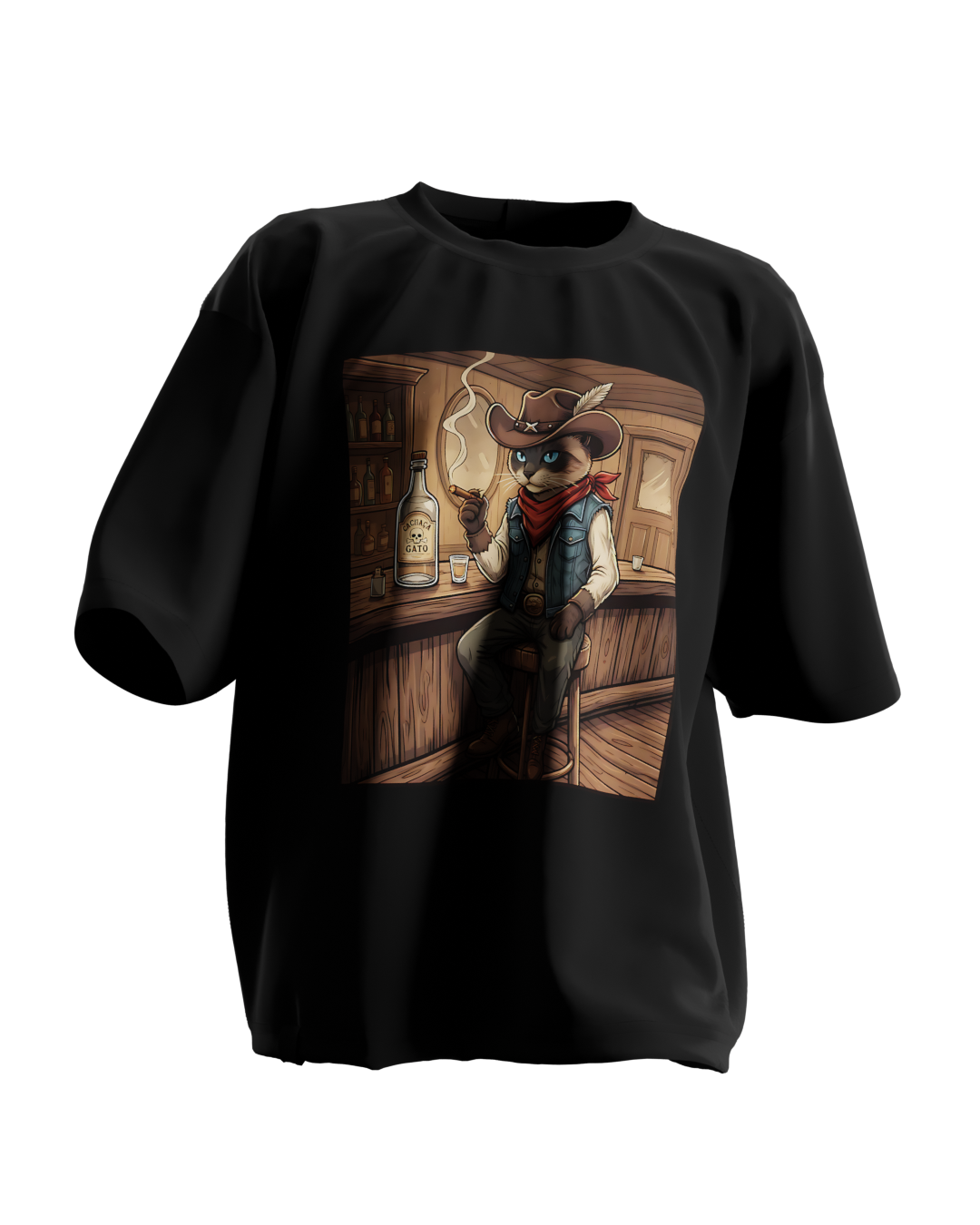 T-Shirt Oversized Essentials Saloon Boss